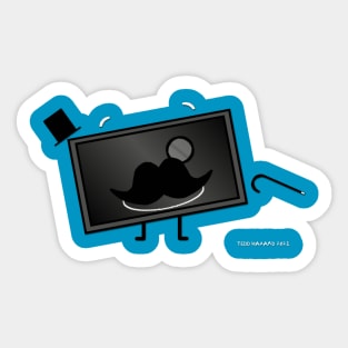 Fancy TV Sticker